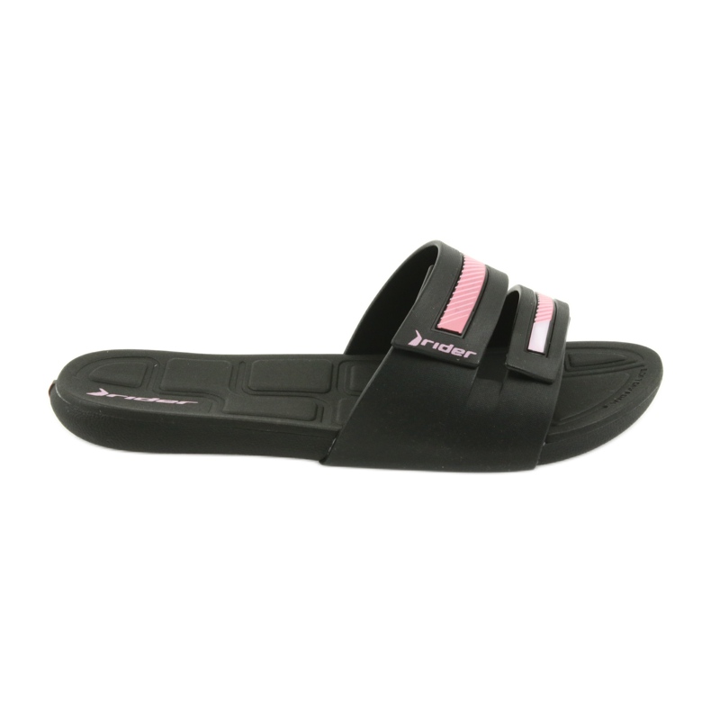 Ciabatte da piscina per donna ricreative Rider 82503 nere nero rosa