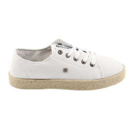 Espadrillas scarpe da donna bianche Big star DD274423 bianco
