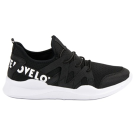 Scarpe sportive in tessuto nero