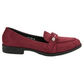 Nio Nio Mocassini bordeaux rosso