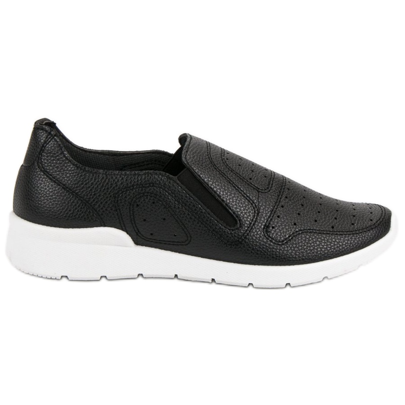 Queen Bee Scarpe da ginnastica leggere slip-on nero