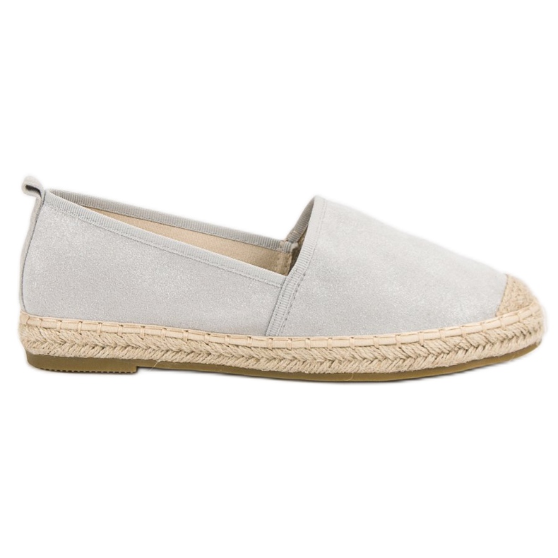 Bestelle Espadrillas in camoscio grigio