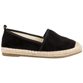 Bestelle Espadrillas in camoscio nero