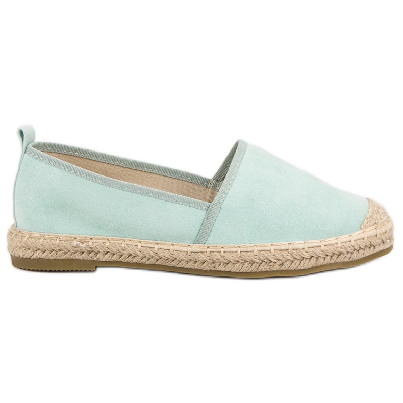 Bestelle Espadrillas in camoscio verde