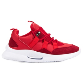 Scarpe da ginnastica rosso chiaro