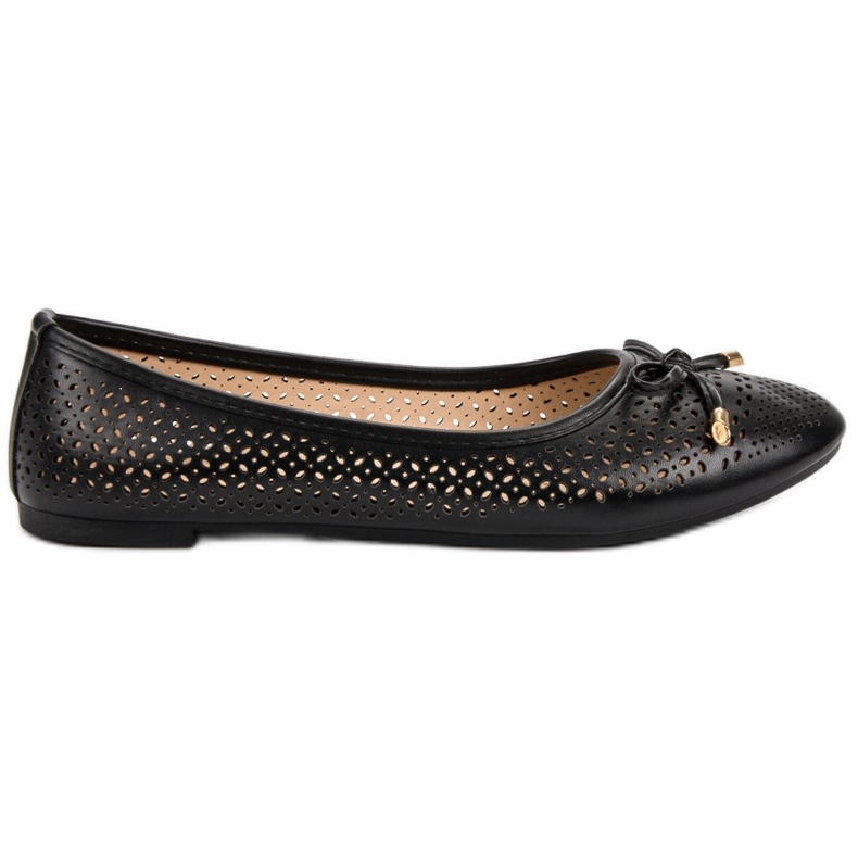 Ballerine traforate nero