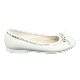 Ballerine con fiocco bianco perla American Club GC29/19 multicolore
