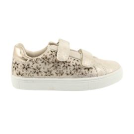 Scarpe per bambini fiori American Club d'oro