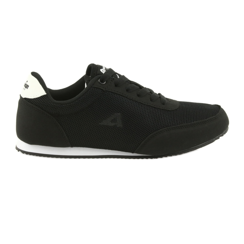 Scarpe sportive allacciate American Club bianca nero