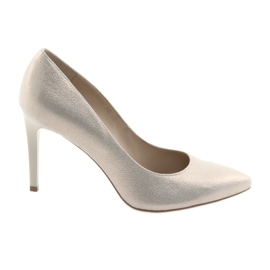 Décolleté scarpe da donna in pelle oro Anis 4527 d'oro