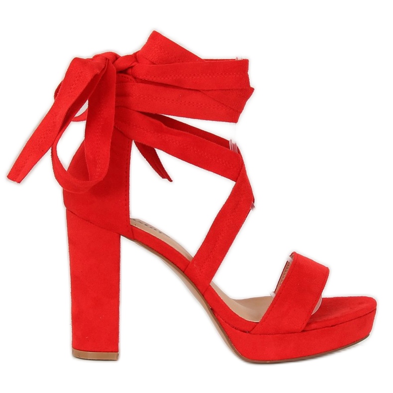 Sandali rossi sulla piattaforma NC805 Red rosso