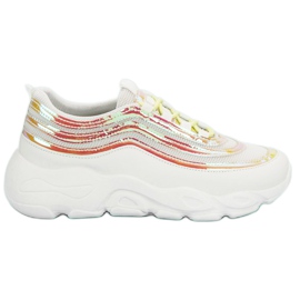 Scarpe sportive leggere bianco multicolore