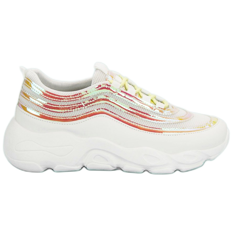 Scarpe sportive leggere bianco multicolore