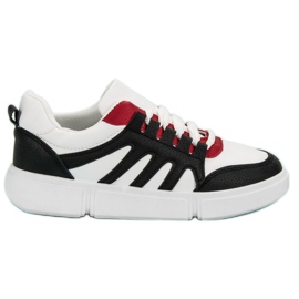 Scarpe sportive comode bianco nero
