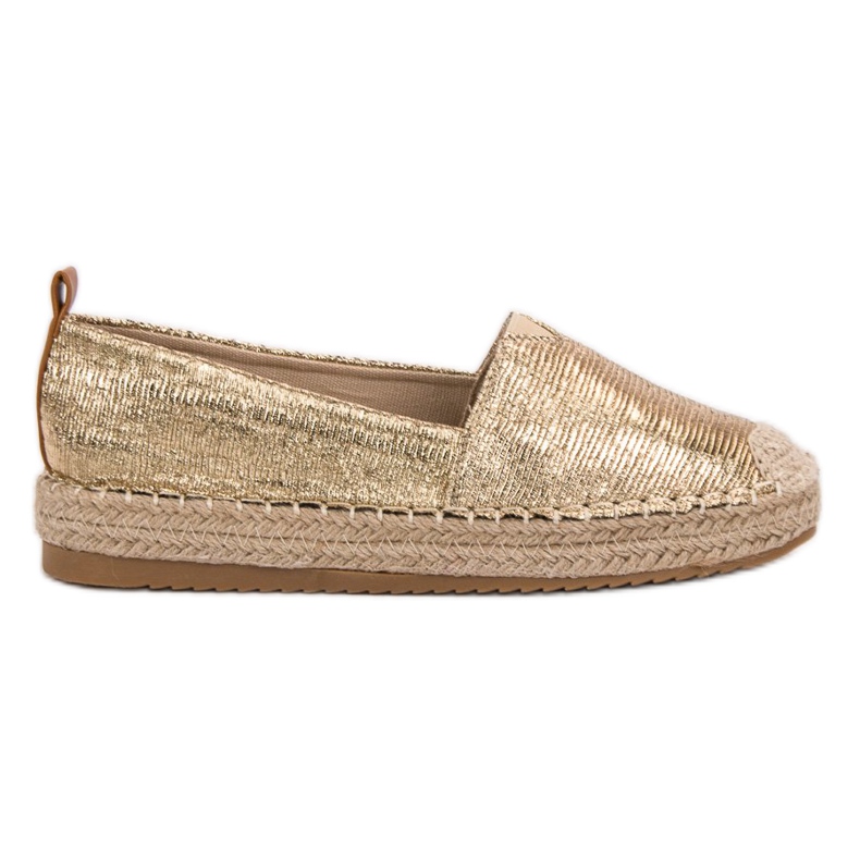 Small Swan Espadrillas lucide giallo