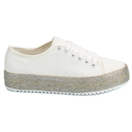 Espadrillas bianche bianco