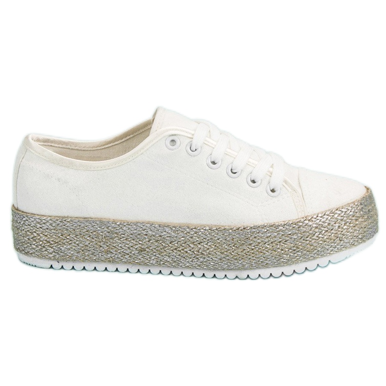 Espadrillas bianche bianca