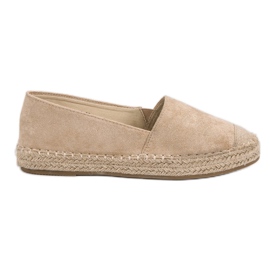 Small Swan Espadrillas in camoscio marrone
