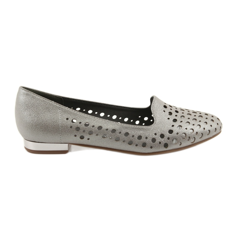 M.Daszyński Lordsy scarpe eleganti da donna SA151 beige