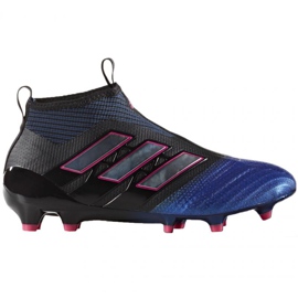 Scarpe da calcio Adidas Ace 17 + Purecontrol Fg Jr BA9819 nero nero
