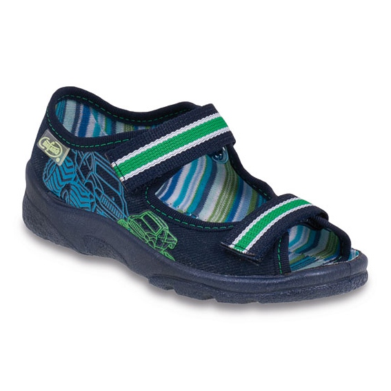 Scarpe per bambini Befado 969X073 verde blu navy