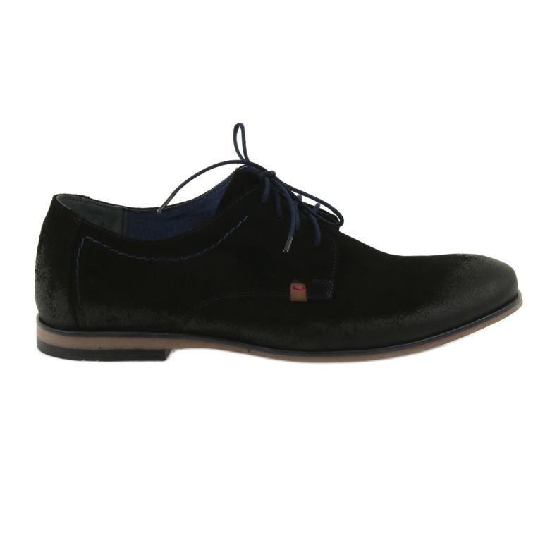 Nikopol Scarpe da uomo in pelle scamosciata 1709 nero