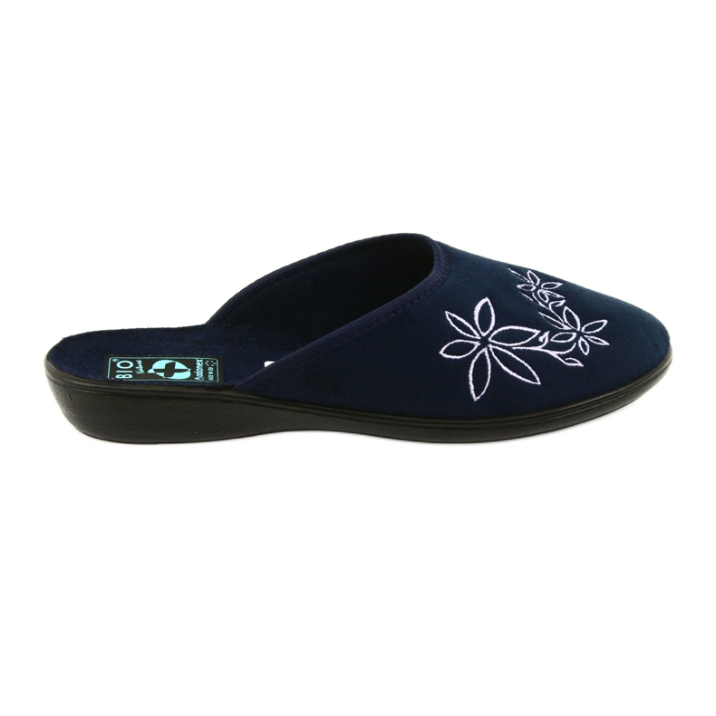 Pantofole da donna Adanex 23931 blu navy