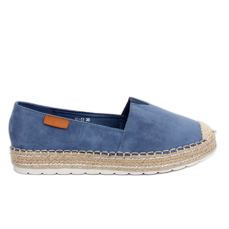 RC-61 Espadrillas blu scamosciato blu