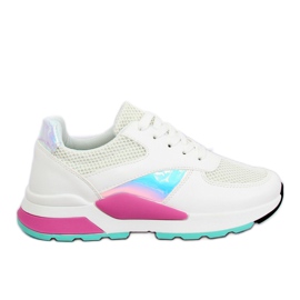 Scarpe sportive bianche LV73P bianche bianco