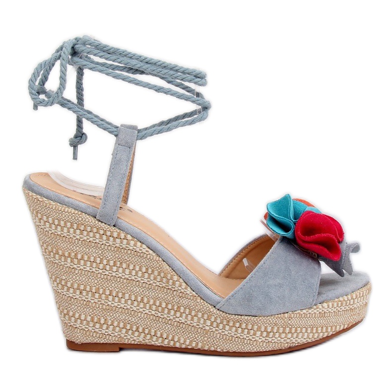 Blu YY27P Sandali con zeppa blu