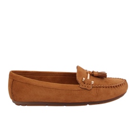 Mocassini donna cammello L7183 Camel marrone