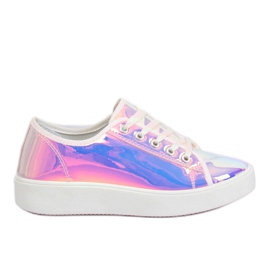 FZ09 Sneakers rosa petrolio