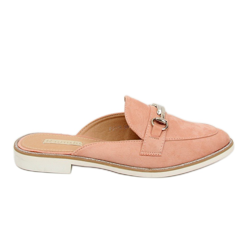 Pink F9375 Pantofole mocassini rosa