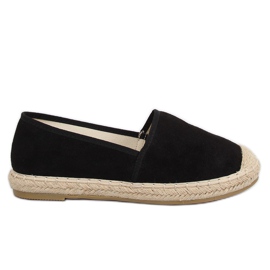 AF40 Espadrillas in camoscio nero nero