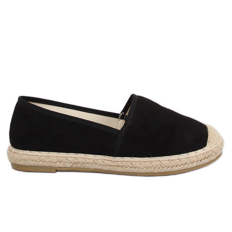 AF40 Espadrillas in camoscio nero nero