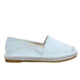 Espadrillas AF40 LT.BLUE in camoscio blu