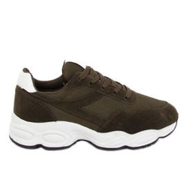 Scarpe sportive verdi E-102 Army Green verde