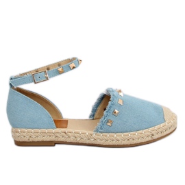 Espadrillas in denim blu CH-1K211 L.BLUE