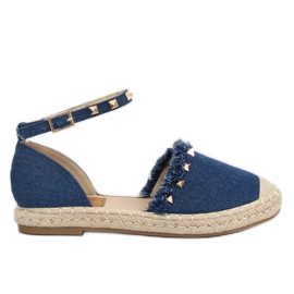 Espadrillas in denim blu CH-1K211 Blu blu navy