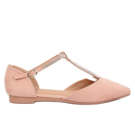 Ballerine rosa con cinturino A321 Pink