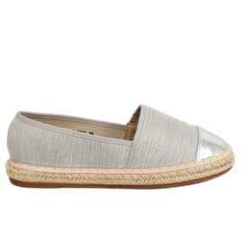 Espadrillas in tela grigia A-9267 Grey grigio