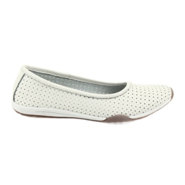 Ballerine bianche traforate Filippo 089 bianco