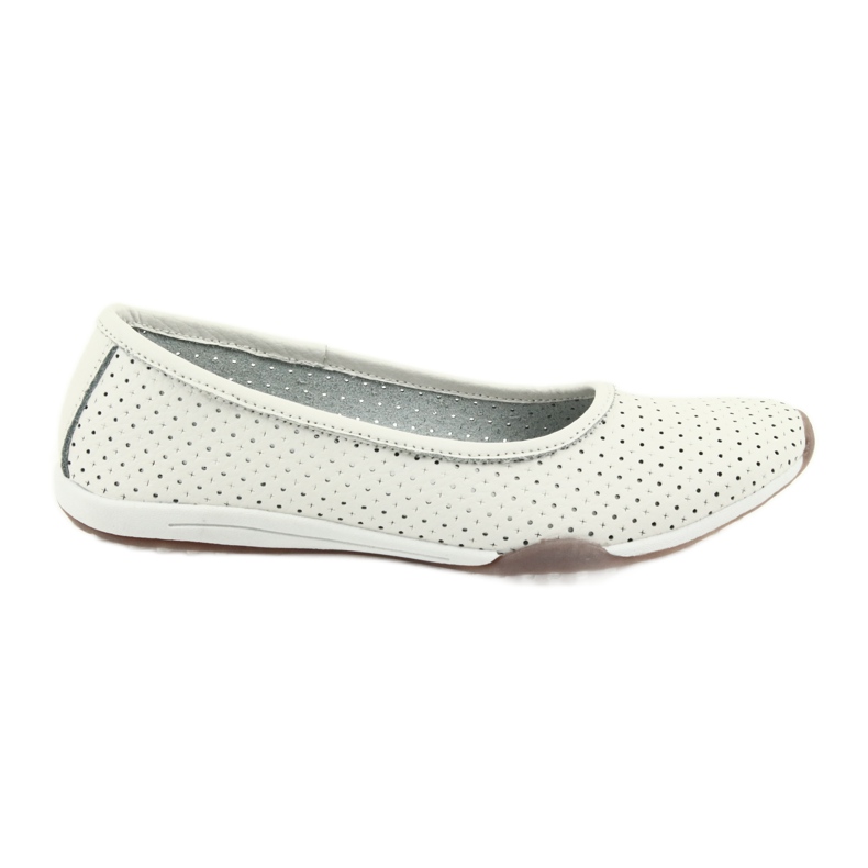 Ballerine bianche traforate Filippo 089 bianca