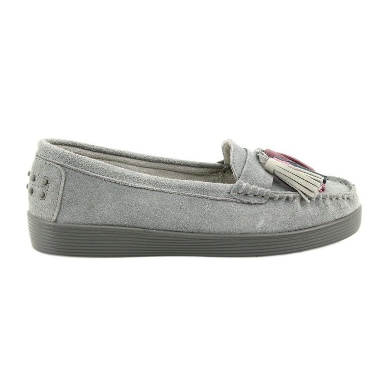 Mocassini in camoscio grigio da donna Filippo 661