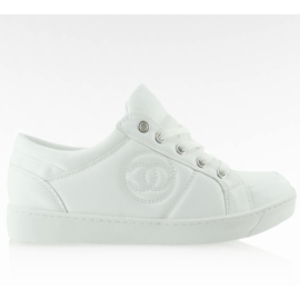 Sneakers Chanelki Y612-41 bianche bianco