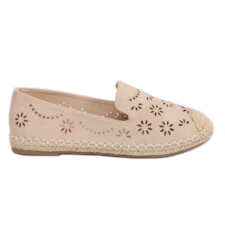 Espadrillas traforate beige 9023 Beige