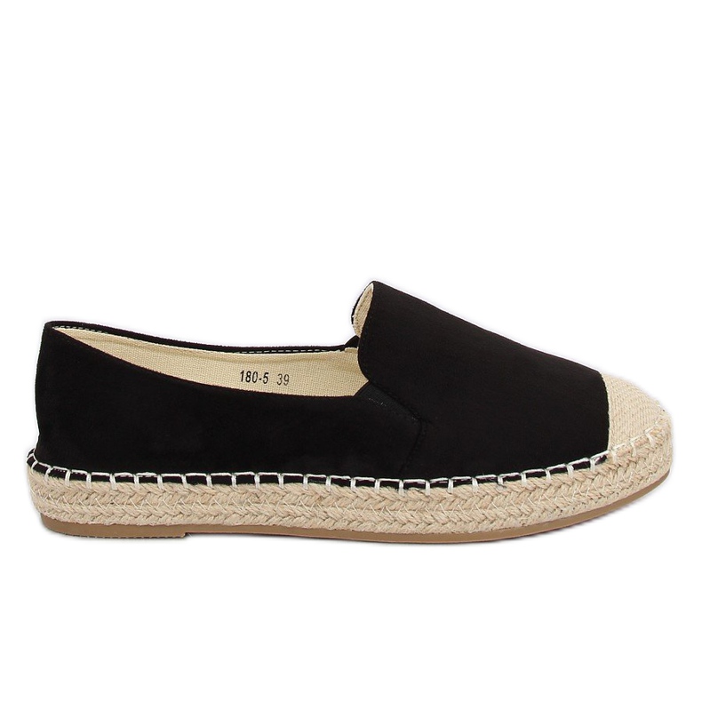 Espadrillas nere da donna 180-5 Black nero