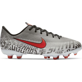 Nike Mercurial Vapor 12 Academy Neymar FG / MG Jr AO2896-170 scarpe da calcio bianco bianco