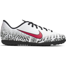Scarpa da calcio Nike Mercurial Neymar Vapor 12 Club Tf Jr AV4764-170 bianco bianco