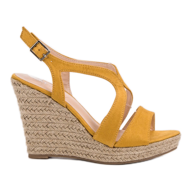 Espadrillas su sandali Kotrurnie giallo